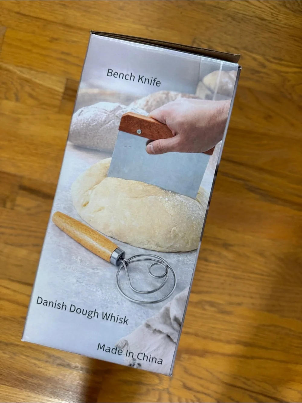 Bread Making Set - Natural Cream Proofing Basket NWT